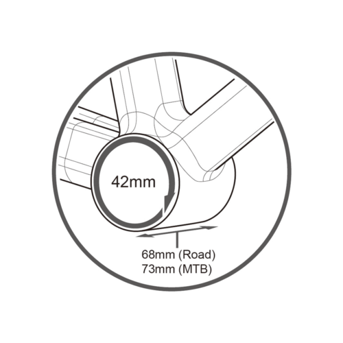 Tripeak 4 IN 1 Bottom Bracket BB30/BB30A/PF30/PF30A to Shimano - Image 2