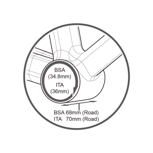 Tripeak BSA Threaded Ceramic Bearing Bottom Bracket - Image 4